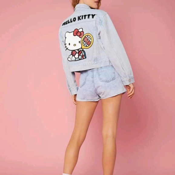 Shein X Hello Kitty and Friends Denim Jacket - Picture 3 of 4